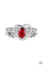 Load image into Gallery viewer, five-dollar-jewelry-no-heart-strings-attached-red-paparazzi-accessories
