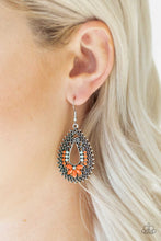 Load image into Gallery viewer, Open Door Jewelry - Atta-GALA - Orange Earrings - Paparazzi Accessories
