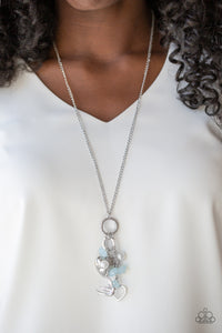 Open Door Jewelry - I Will Fly - Blue Necklace - Paparazzi Accessories