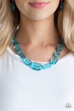 Load image into Gallery viewer, Open Door Jewelry - ICE Versa - Blue Necklace - Paparazzi Accessories
