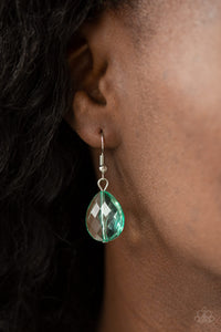 Open Door Jewelry - No Tears Left To Cry - Green Necklace - Paparazzi Accessories