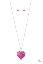 Load image into Gallery viewer, five-dollar-jewelry-southern-heart-pink-necklace-paparazzi-accessories
