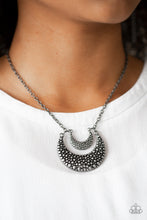 Load image into Gallery viewer, Open Door Jewelry - Get Well MOON - Silver Necklace - Paparazzi Accessories
