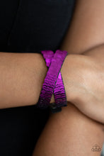 Load image into Gallery viewer, Open Door Jewelry - Under The SEQUINS - Purple Bracelet - Paparazzi Accessories
