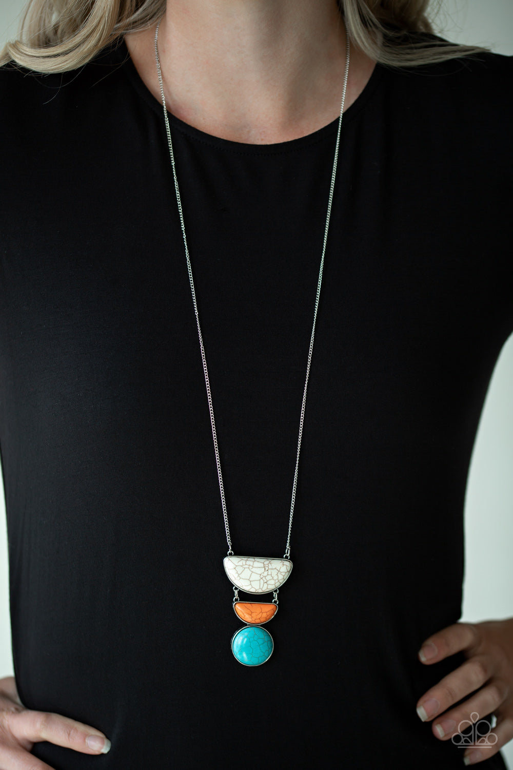 Open Door Jewelry - Desert Mason - Multi Necklace - Paparazzi Accessories