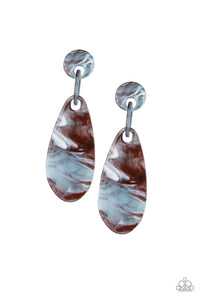 five-dollar-jewelry-a-haute-commodity-brown-post earrings-paparazzi-accessories