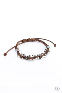 five-dollar-jewelry-ride-the-rails-brown-mens bracelet-paparazzi-accessories