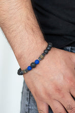 Load image into Gallery viewer, Open Door Jewelry - Empowered - Blue Bracelet - Paparazzi Accessories
