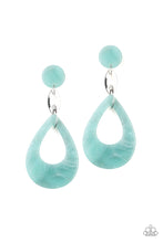 Load image into Gallery viewer, five-dollar-jewelry-beach-oasis-blue-post earrings-paparazzi-accessories
