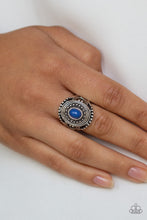 Load image into Gallery viewer, Open Door Jewelry - Oasis Moon - Blue Ring - Paparazzi Accessories
