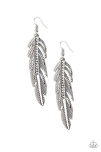 Load image into Gallery viewer, five-dollar-jewelry-give-me-a-roost-silver-earrings-paparazzi-accessories
