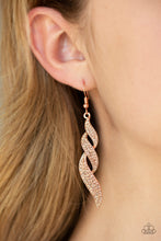 Load image into Gallery viewer, Open Door Jewelry - On Fire - Copper Earrings - Paparazzi Accessories
