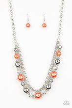Load image into Gallery viewer, five-dollar-jewelry-5th-avenue-romance-orange-necklace-paparazzi-accessories
