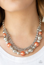 Load image into Gallery viewer, Open Door Jewelry - 5th Avenue Romance - Orange Necklace - Paparazzi Accessories
