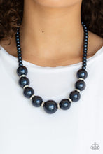 Load image into Gallery viewer, Open Door Jewelry - SoHo Socialite - Blue Necklace - Paparazzi Accessories
