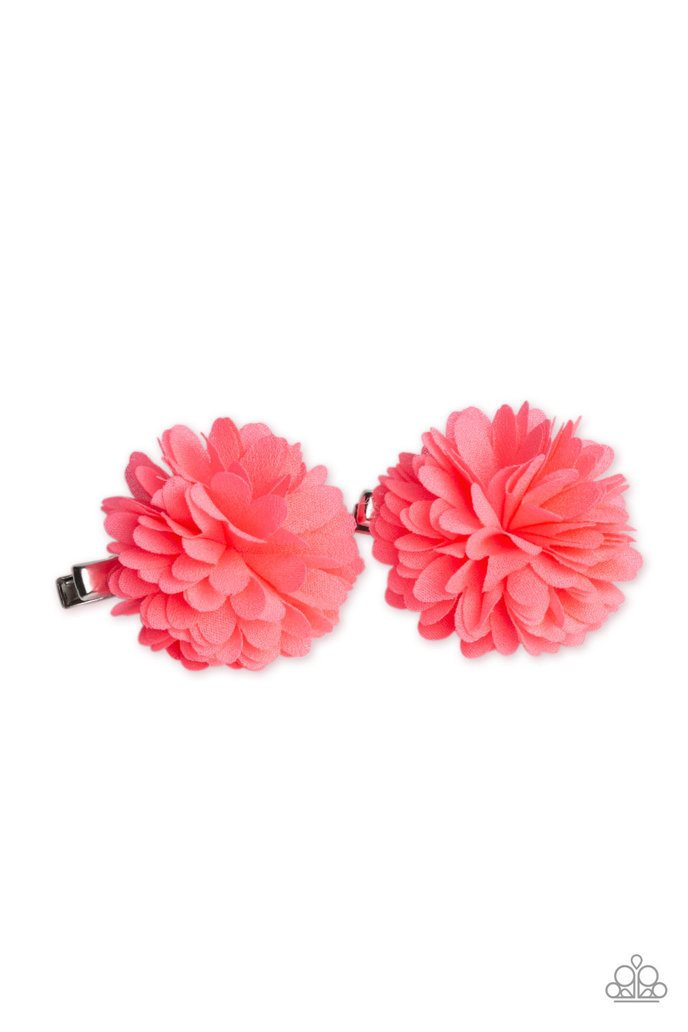 Open Door Jewelry - Neatly Neon - Pink Hair Clip - Paparazzi Accessories