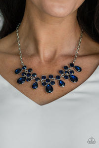 Open Door Jewelry - Debutante Drama - Blue Necklace - Paparazzi Accessories