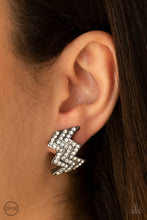 Load image into Gallery viewer, Open Door Jewelry - Fast as Lightning - Black Clip-On - Paparazzi Accessories
