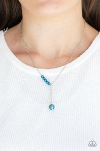 Open Door Jewelry - Timeless Taste - Blue Necklace - Paparazzi Accessories