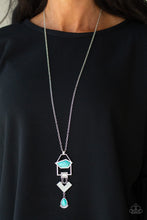 Load image into Gallery viewer, Open Door Jewelry - Desert Artisan - Blue Necklace - Paparazzi Accessories
