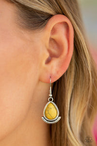 Open Door Jewelry - Desert Artisan - Yellow Necklace - Paparazzi Accessories