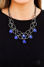 Load image into Gallery viewer, Open Door Jewelry - Show-Stopping Shimmer - Blue Necklace - Paparazzi Accessories
