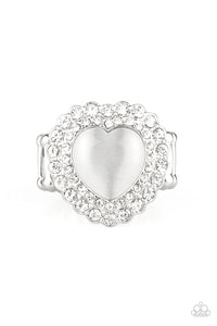 five-dollar-jewelry-lovely-luster-white-ring-paparazzi-accessories