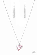 Load image into Gallery viewer, five-dollar-jewelry-heart-flutter-pink-necklace-paparazzi-accessories
