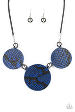 Load image into Gallery viewer, five-dollar-jewelry-viper-pit-blue-necklace-paparazzi-accessories
