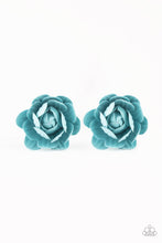 Load image into Gallery viewer, Open Door Jewelry - Beautifully Budding - Blue Hair Clip - Paparazzi Accessories
