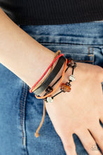 Load image into Gallery viewer, Open Door Jewelry - Breaking Ground - Orange Bracelet - Paparazzi Accessories
