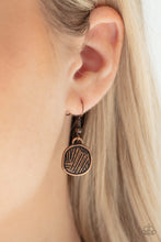 Load image into Gallery viewer, Open Door Jewelry - Metallic Patchwork - Copper Necklace - Paparazzi Accessories
