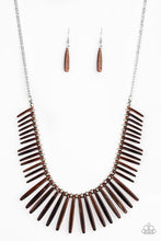 Load image into Gallery viewer, five-dollar-jewelry-out-of-my-element-brown-necklace-paparazzi-accessories
