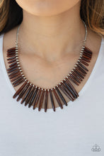 Load image into Gallery viewer, Open Door Jewelry - Out of My Element - Brown Necklace - Paparazzi Accessories
