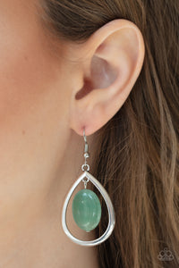 Open Door Jewelry - Seasonal Simplicity - Green Earrings - Paparazzi Accessories