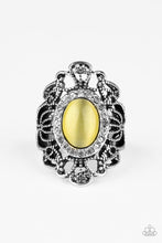 Load image into Gallery viewer, five-dollar-jewelry-dashingly-dewy-yellow-ring-paparazzi-accessories
