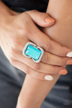 Load image into Gallery viewer, Open Door Jewelry - Deluxe Decadence - Blue Ring - Paparazzi Accessories
