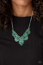 Load image into Gallery viewer, Open Door Jewelry - Bohemian Banquet - Green Necklace - Paparazzi Accessories
