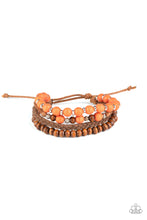 Load image into Gallery viewer, five-dollar-jewelry-renewable-energy-orange-bracelet-paparazzi-accessories
