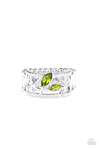 five-dollar-jewelry-tilted-twinkle-green-ring-paparazzi-accessories