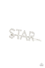 Load image into Gallery viewer, five-dollar-jewelry-star-in-your-own-show-white-hair clip-paparazzi-accessories
