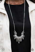 Load image into Gallery viewer, Open Door Jewelry - Leave it to LUXE - Silver Necklace - Paparazzi Accessories
