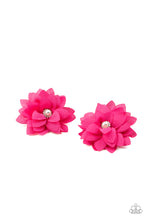 Load image into Gallery viewer, Open Door Jewelry - Things That Go BLOOM! - Pink Hair Clip - Paparazzi Accessories
