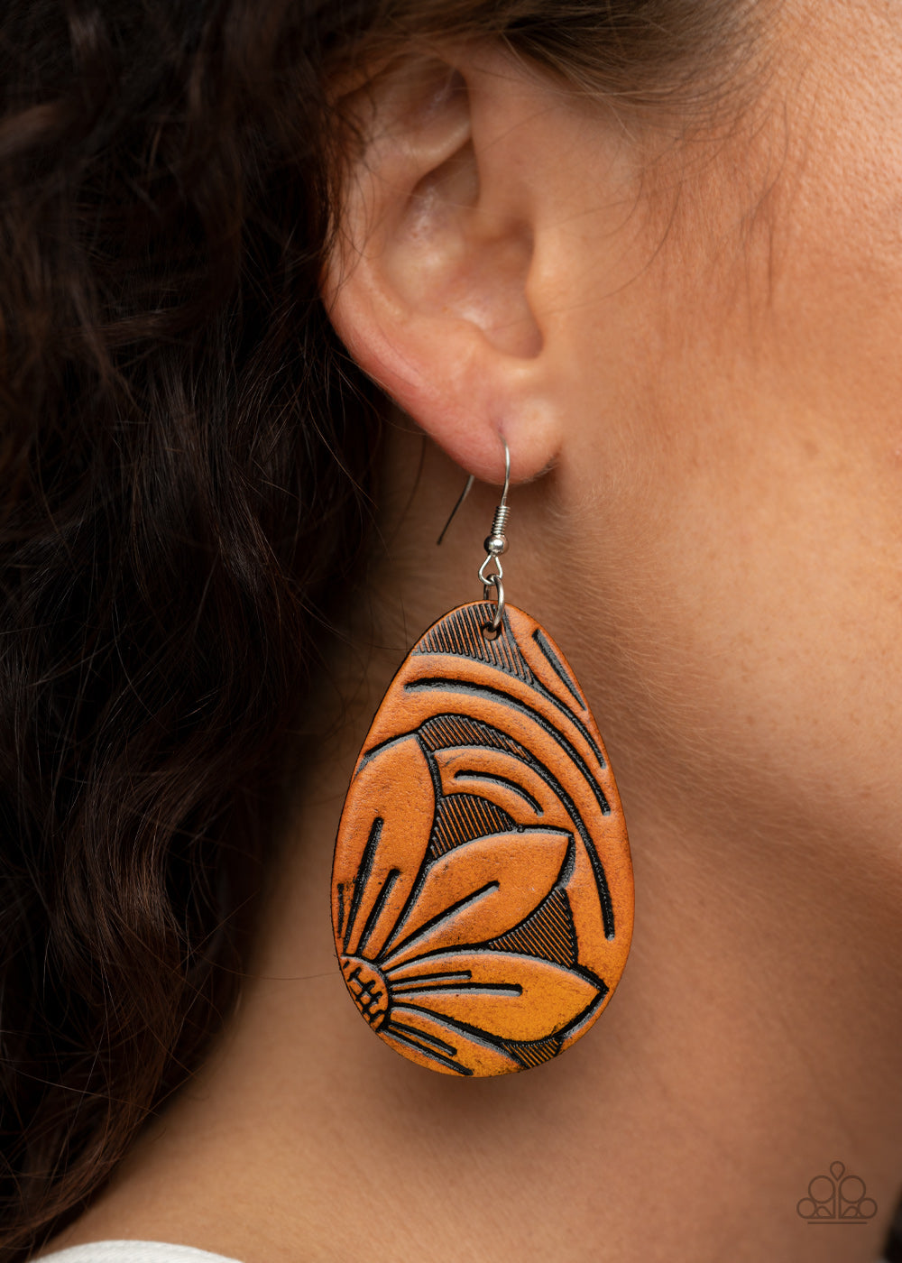 Open Door Jewelry - Garden Therapy - Brown Earrings - Paparazzi Accessories