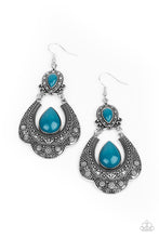 Load image into Gallery viewer, five-dollar-jewelry-rise-and-roam-blue-earrings-paparazzi-accessories
