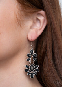 Open Door Jewelry - Cactus Cruise - Black Earrings - Paparazzi Accessories