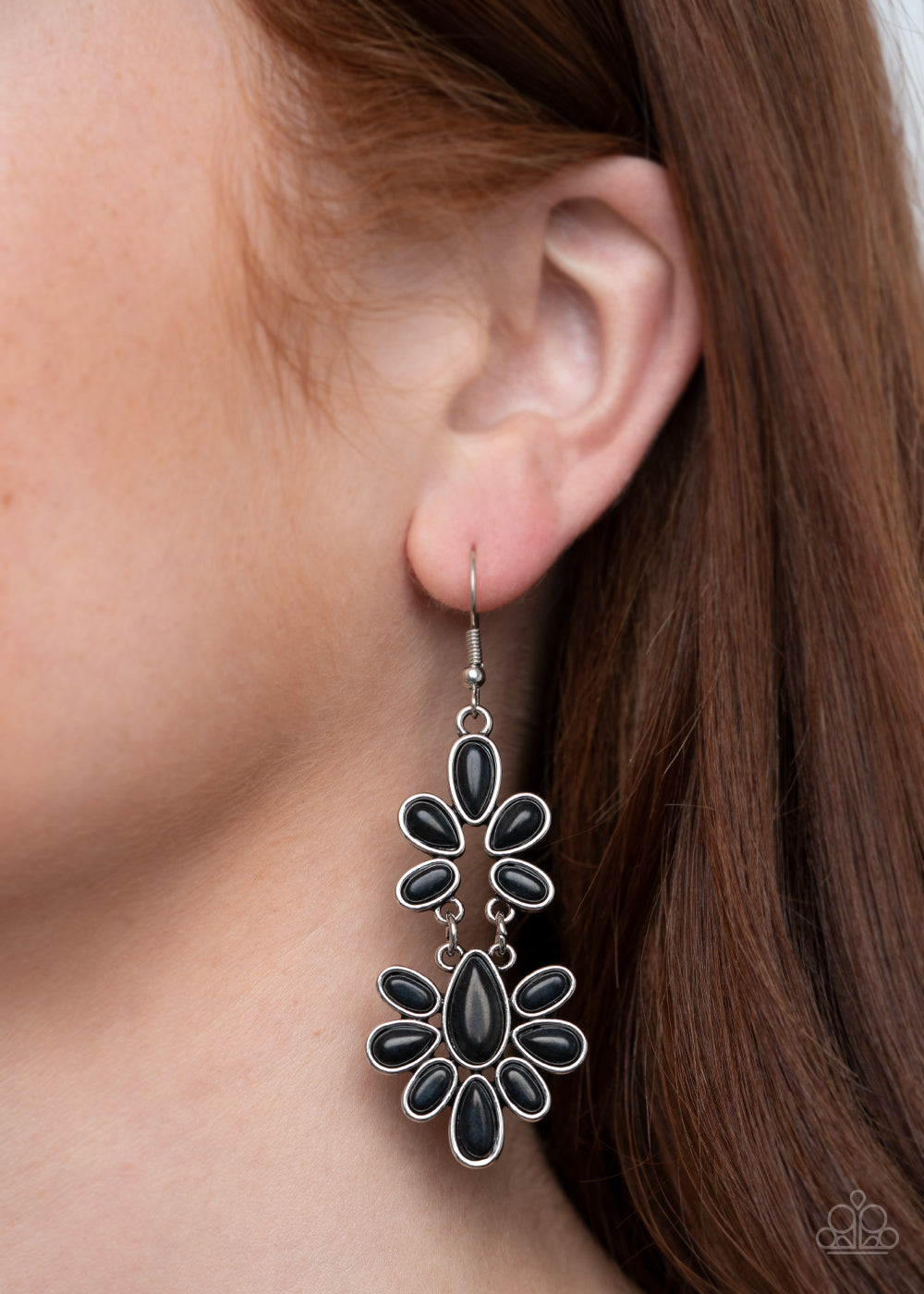 Open Door Jewelry - Cactus Cruise - Black Earrings - Paparazzi Accessories