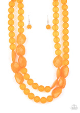 Load image into Gallery viewer, five-dollar-jewelry-arctic-art-orange-necklace-paparazzi-accessories
