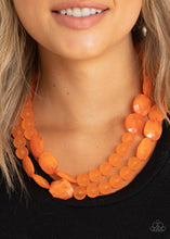 Load image into Gallery viewer, Open Door Jewelry - Arctic Art - Orange Necklace - Paparazzi Accessories
