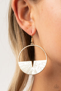 Open Door Jewelry - Reimagined Refinement - Gold Earrings - Paparazzi Accessories